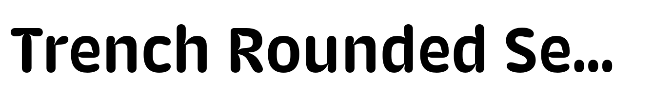Trench Rounded Semibold